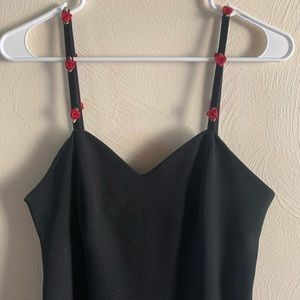 Mini Dress with Rose Bud straps 🌹